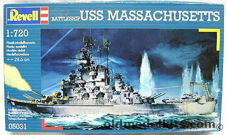 Revell 1/720 Battleship USS Massachusetts, 05031 plastic model kit